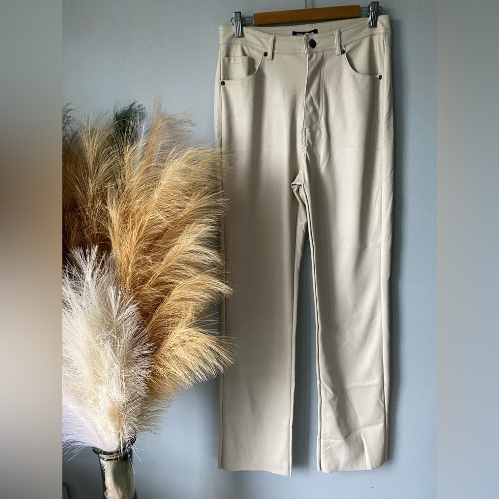 Steve Madden Cream Boot Cut Pants